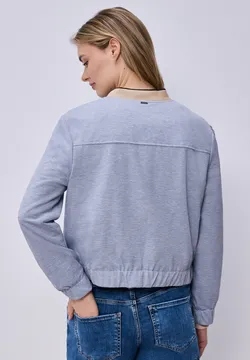 Street One Casual Jacket in Country Blue Melange - Image 2
