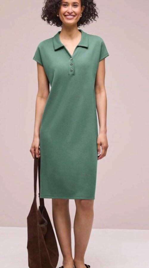 Street One Knee Length Dress Green