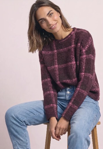 Street One Soft Multi Colour Check