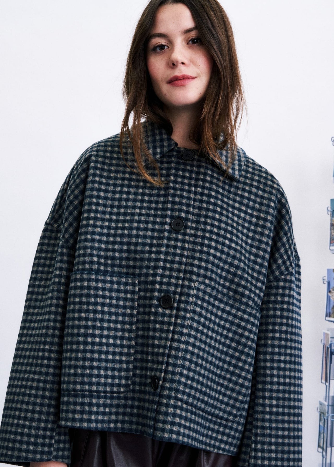 Frnch Sheffield Navy Blue Coat - Image 3