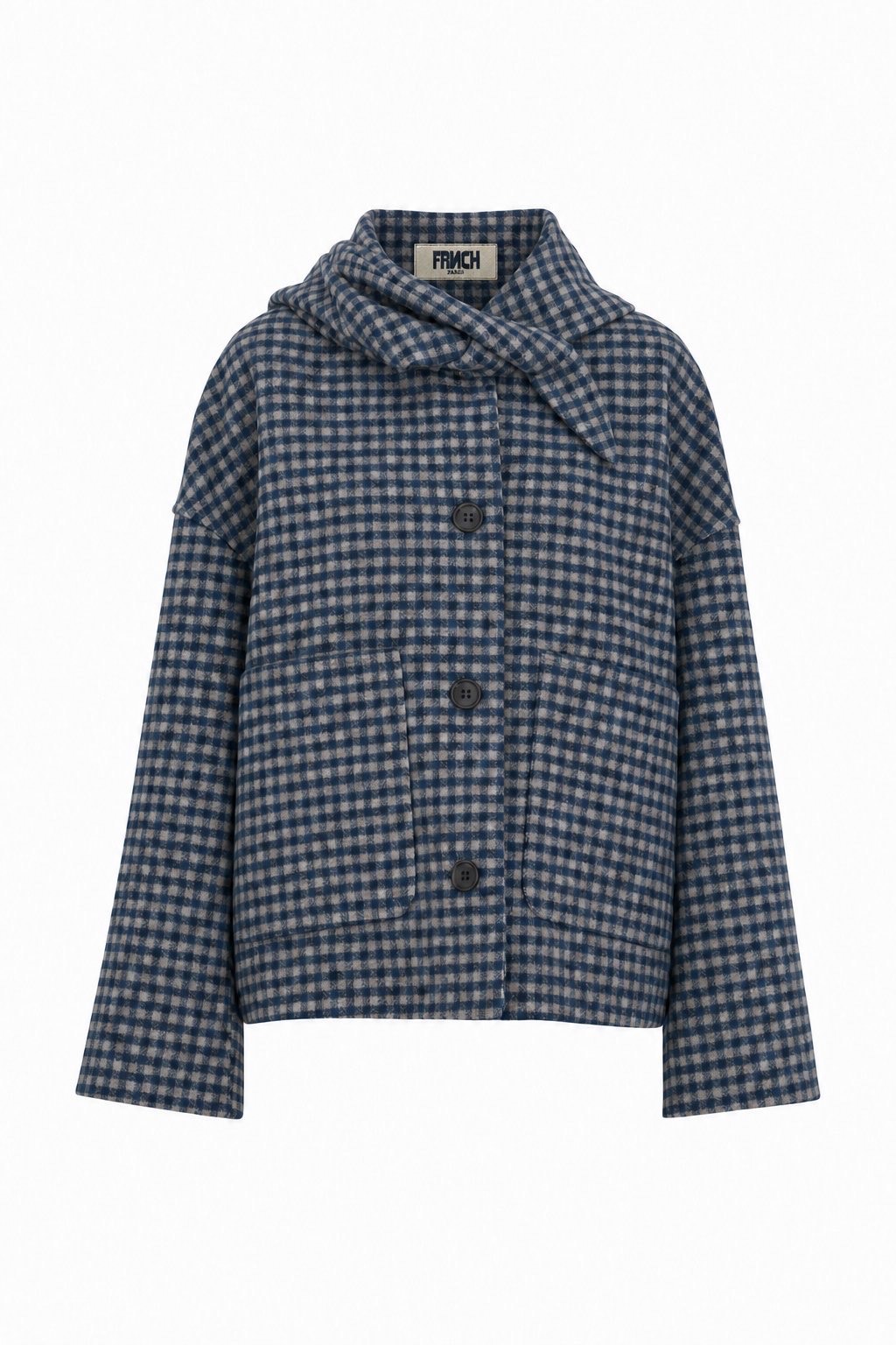 Frnch Sheffield Navy Blue Coat - Image 4