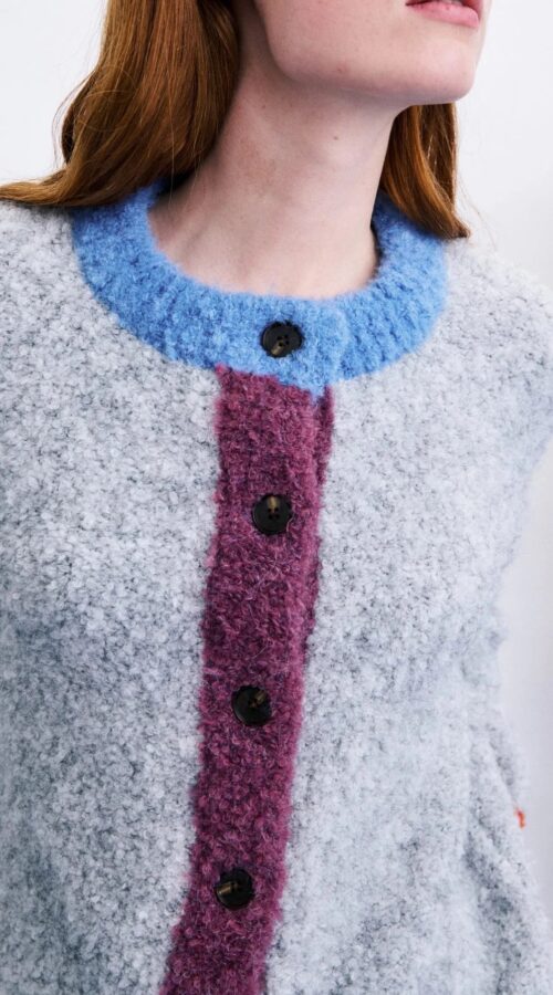 Frnch Ithaca Grey Cardigan